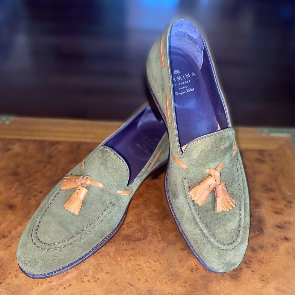 Carmina Tassel Loafers UK7